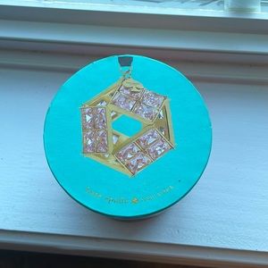Vintage Kate Spade Bejeweled Crystal Prism Christmas Ornament